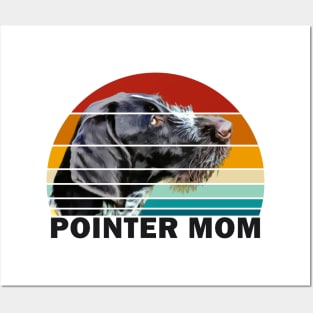 German Wirehaired Pointer Mom Posters and Art